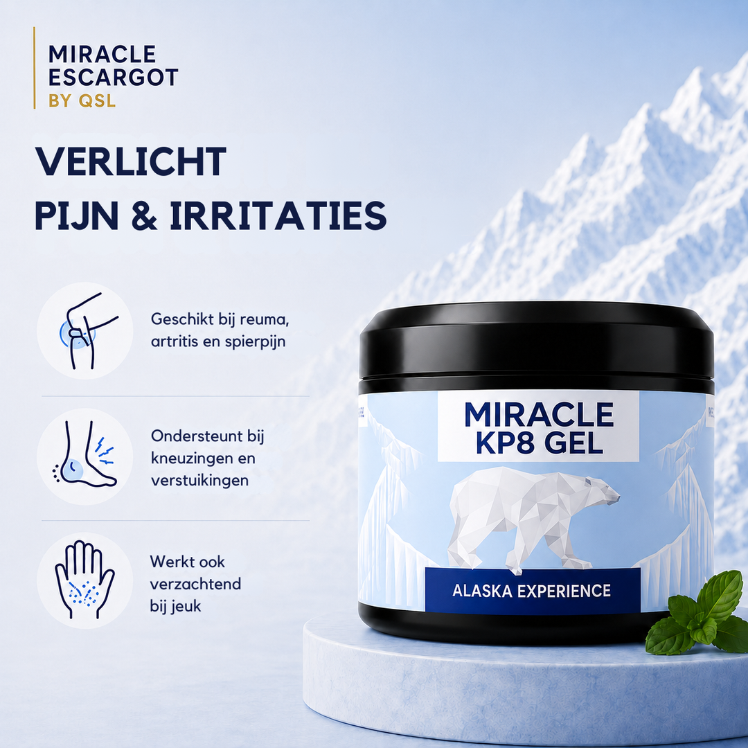 Combideal: 2× Escargot Gel 250 ml + 2× Escargot Crème 200 ml + 2× KP8 Gel 250 ml