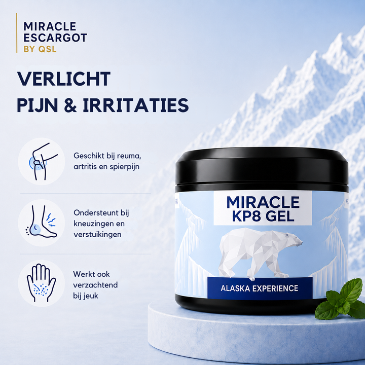 Miracle KP8 spier & gewrichtsgel – 250ml