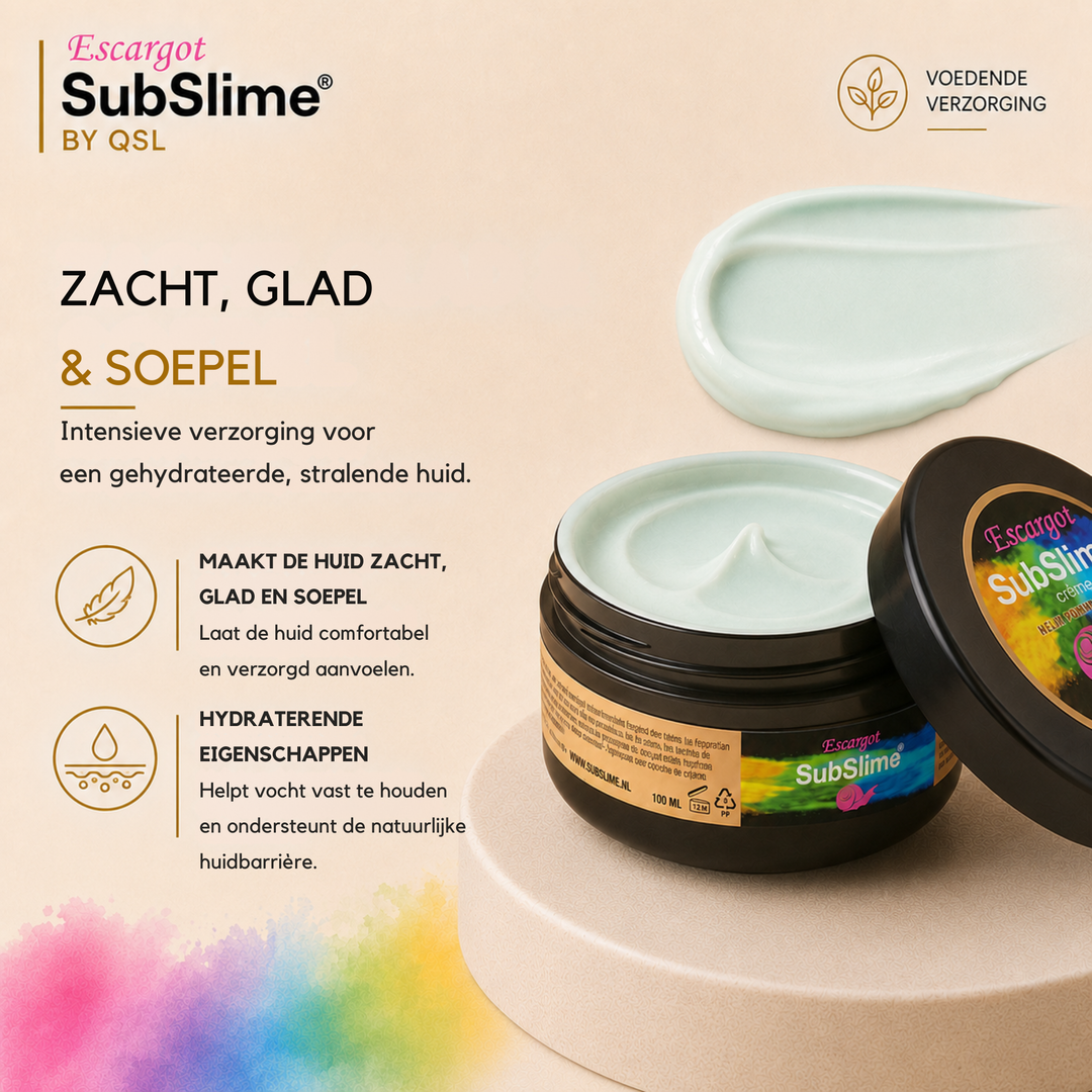 Escargot “Blue Label” (Dagcrème) SubSlime Slakkencrème – 100ml - 2+1 Gratis
