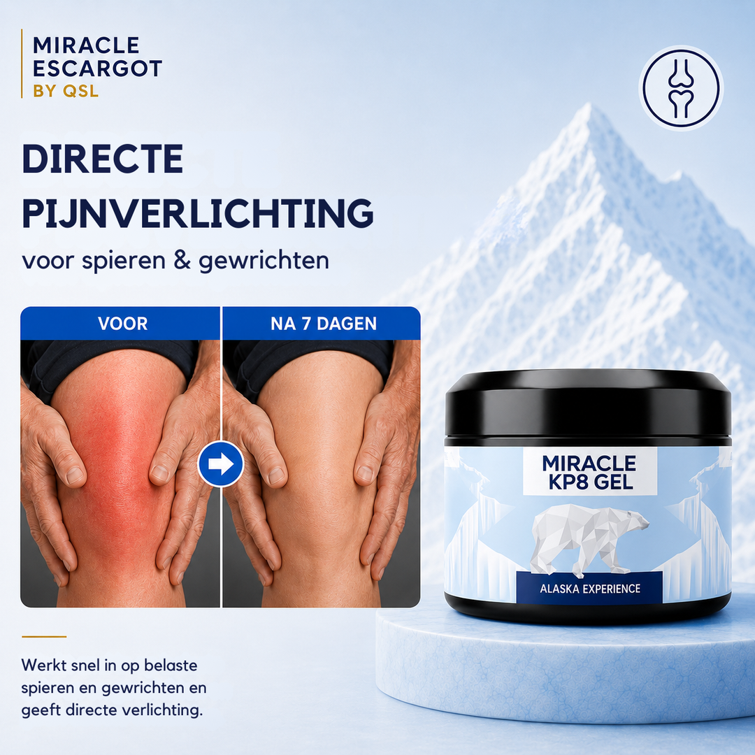 Miracle KP8 spier & gewrichtsgel – 250ml