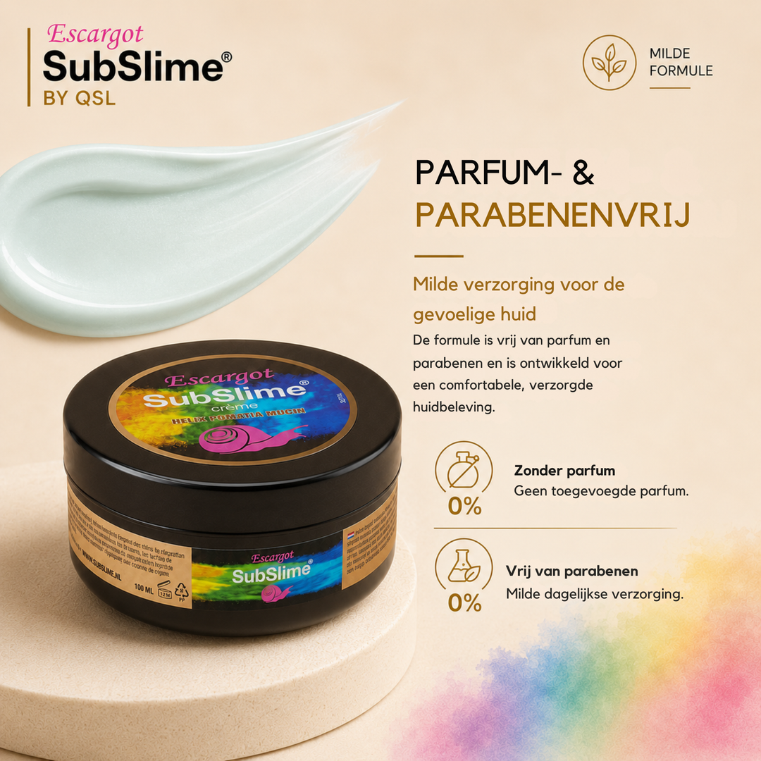 Escargot “Blue Label” (Dagcrème) SubSlime Slakkencrème – 100ml - 2+1 Gratis