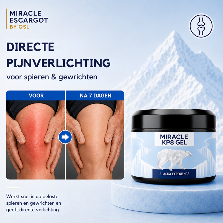 Miracle KP8 spier & gewrichtsgel – 250ml - 2+1 Gratis