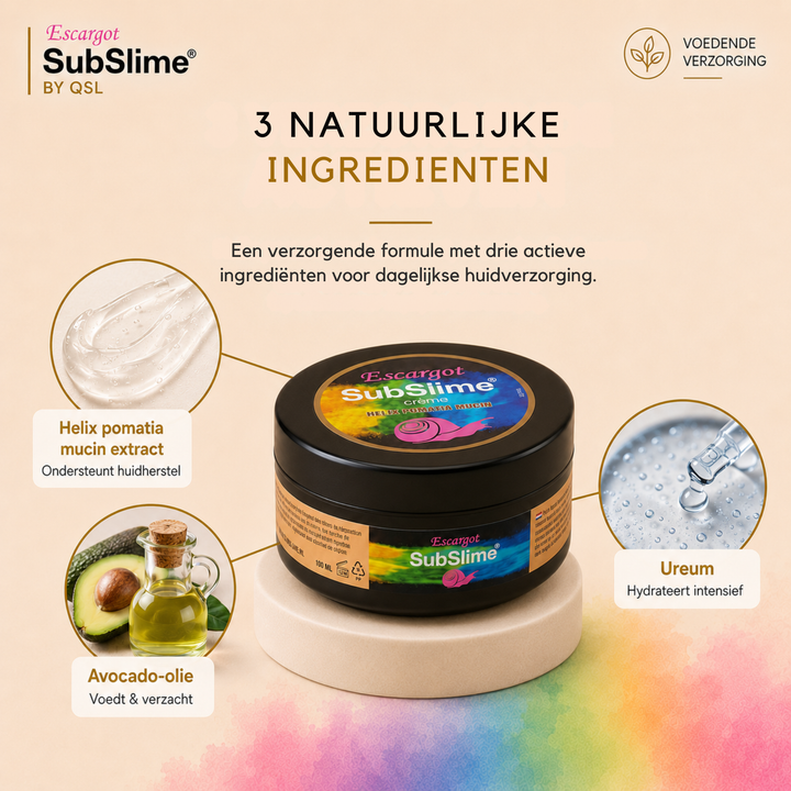 Escargot “Blue Label” (Dagcrème) SubSlime Slakkencrème – 100ml - 2+1 Gratis