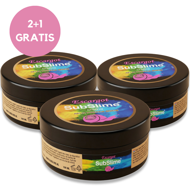 Escargot “Blue Label” (Dagcrème) SubSlime Slakkencrème – 250ml - 2+1 Gratis